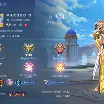 Mobile Legends: Bang Bang Accounts Collector Global|Hero 116|Skin 179|Expert|Collector Natalia|Lightborn