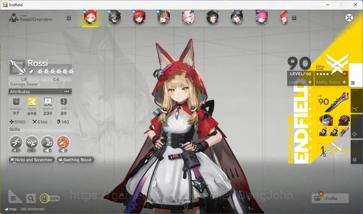 Arknights: Endfield Accounts ASIA|Lv 60|7 Limit+6 Sign (Rossi P1,Gilberta,Z.Fan image 5