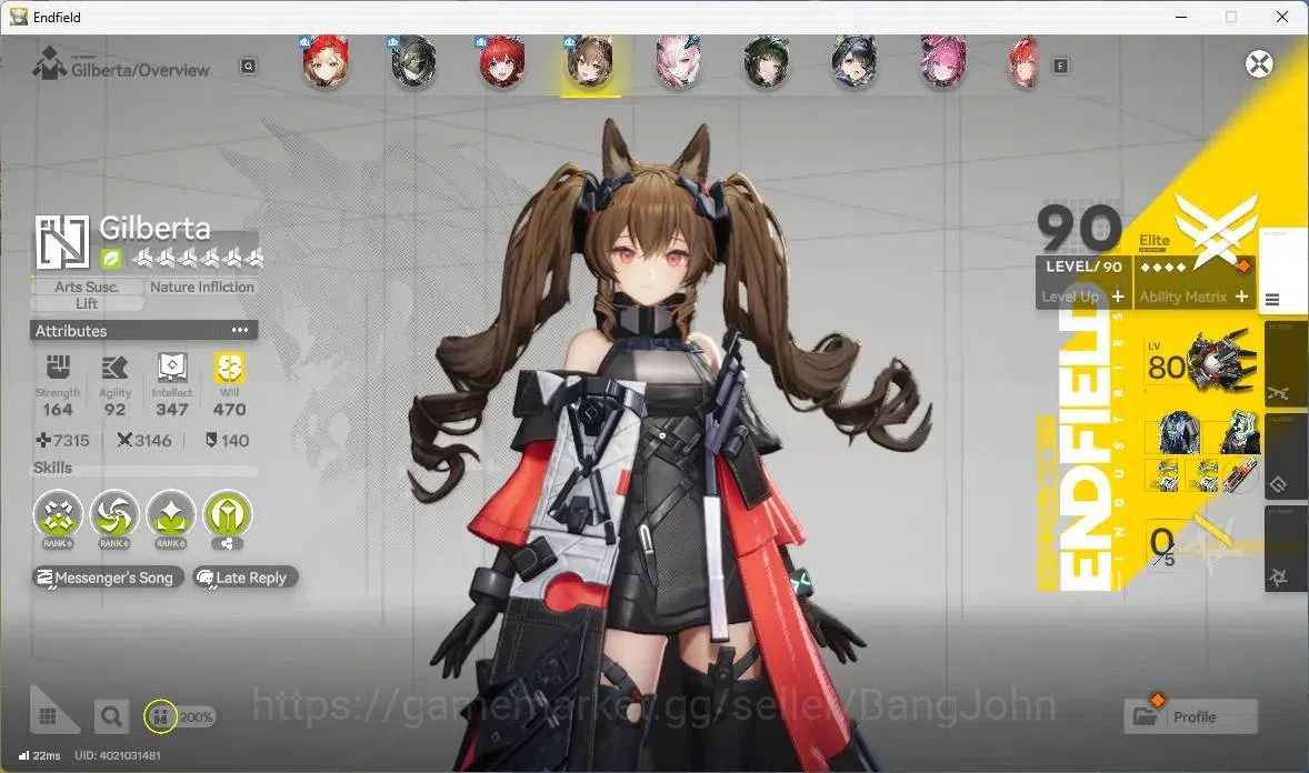 Arknights: Endfield Accounts ASIA|Lv 60|7 Limit+6 Sign (Rossi P1,Gilberta,Z.Fan image 6