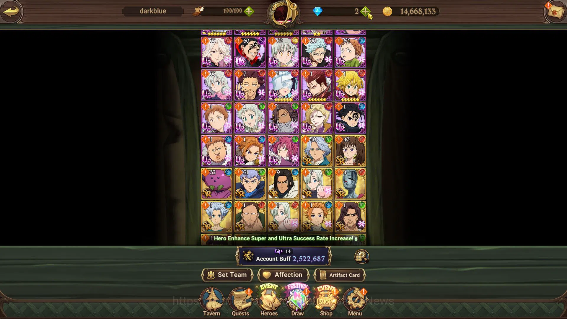 The Seven Deadly Sins: Grand Cross Accounts Asia |2,5M CC| 1LR+ 3UR+ Collab Solev |(OppressorD image 18