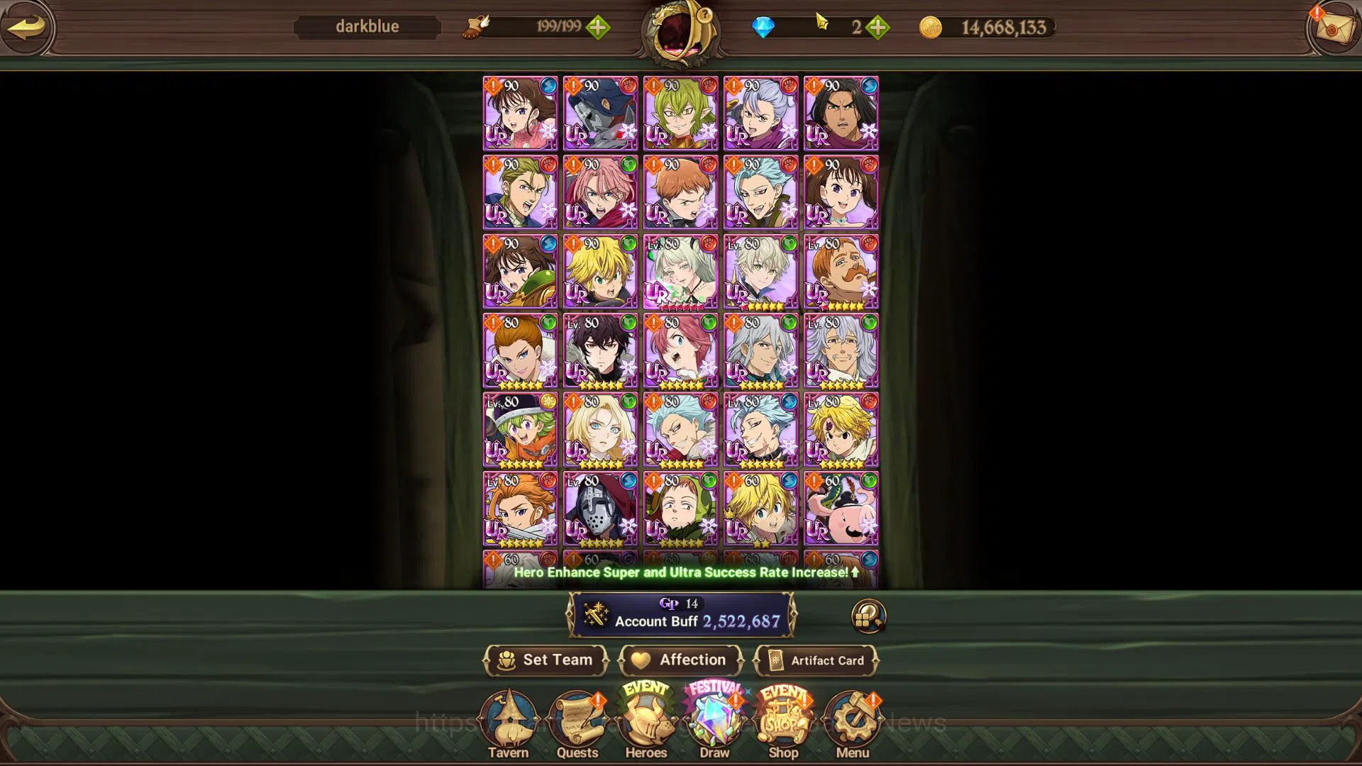 The Seven Deadly Sins: Grand Cross Accounts Asia |2,5M CC| 1LR+ 3UR+ Collab Solev |(OppressorD image 19