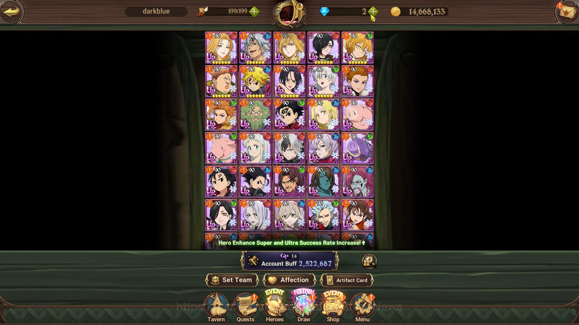 The Seven Deadly Sins: Grand Cross Accounts Asia |2,5M CC| 1LR+ 3UR+ Collab Solev |(OppressorD image 20