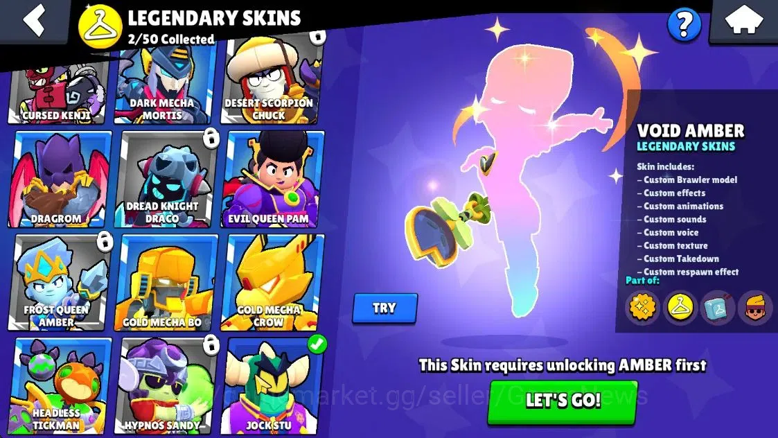 Brawl Stars Accounts 13309 Trophy|62 Brawlers 11 Max Lvl|2 Full Buffies|3 Prestige|127 Skins|1 Hypch Skin 2 Legend 2 Myth 38 10