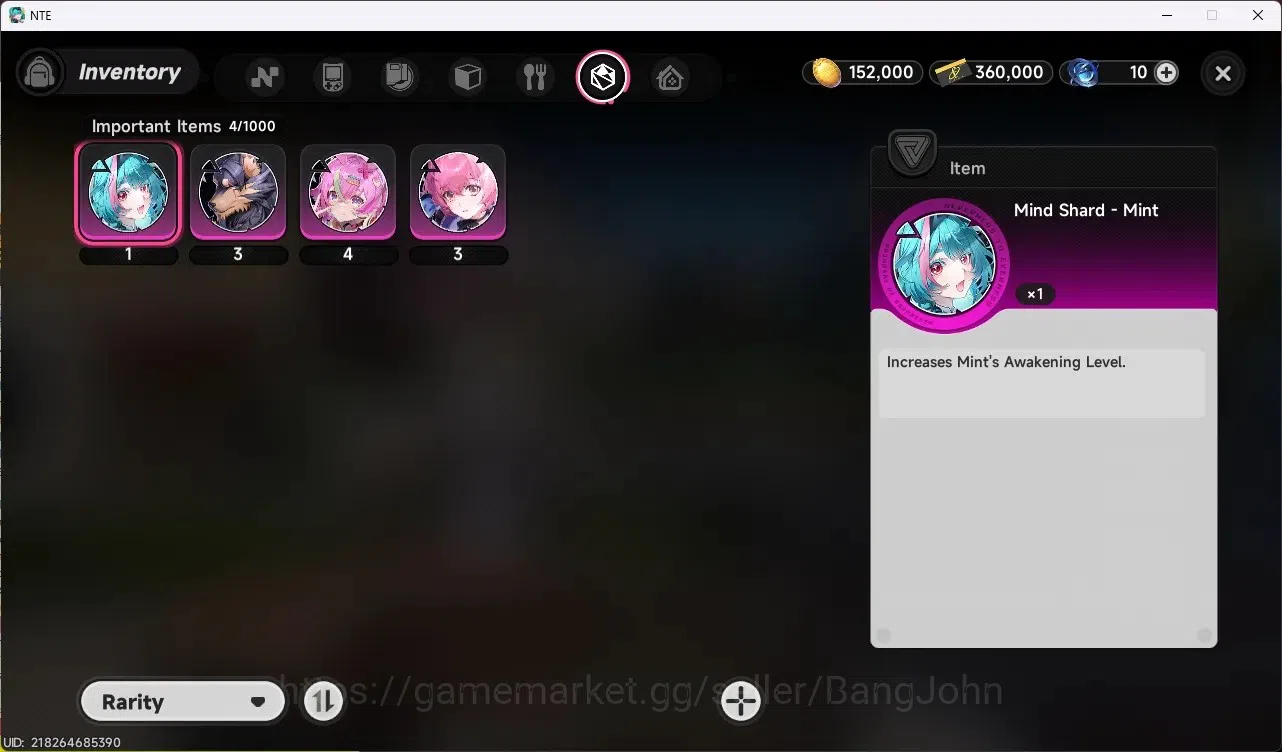 Neverness to Everness Accounts EU | Hunter Lv 3 |Starter| 4 S-Class (Lacrimosa+Si image 13