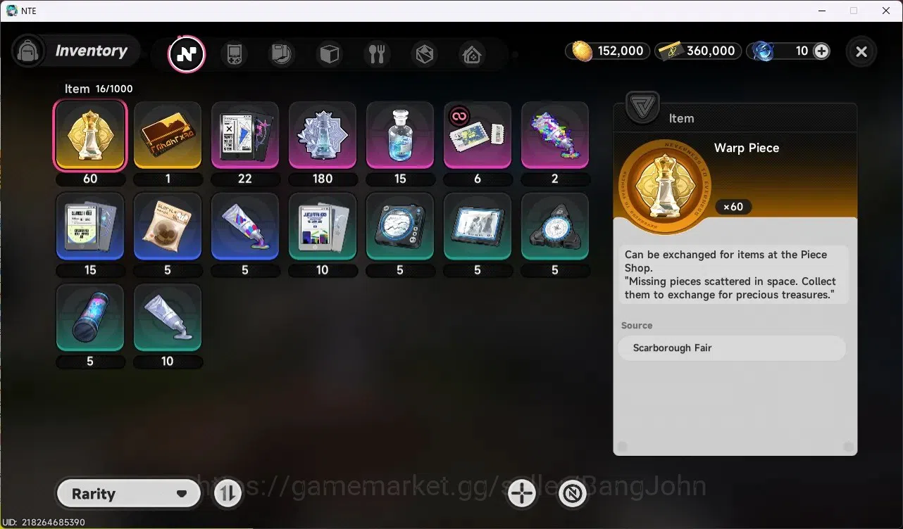 Neverness to Everness Accounts EU | Hunter Lv 3 |Starter| 4 S-Class (Lacrimosa+Si image 8
