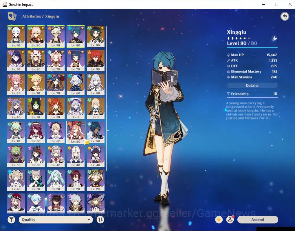 Genshin Impact Accounts ASIA |AR 56|9 Limit+3(*5WeP)|Ayaka+Sign,Skirk,Furi image 3