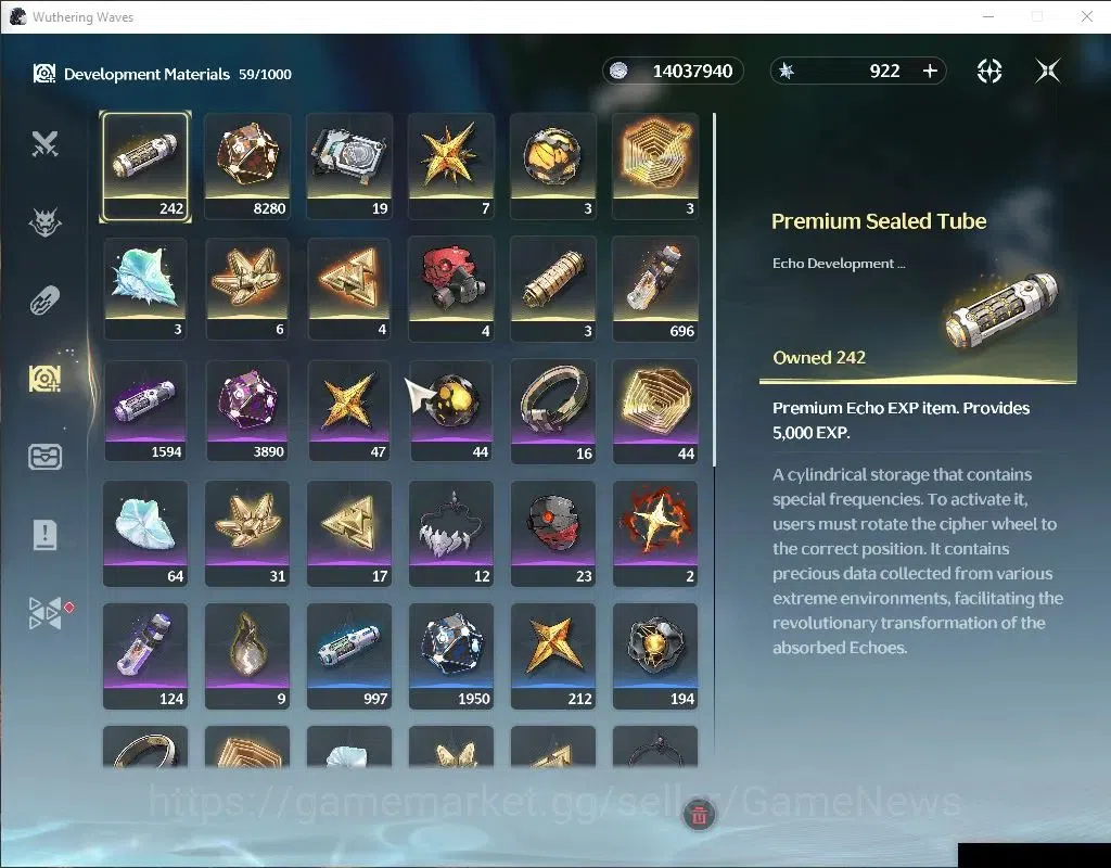 Wuthering Waves Accounts NA | UL 47 | 125 Lustrous | 1 Limited | Hiyuki R3  image 6