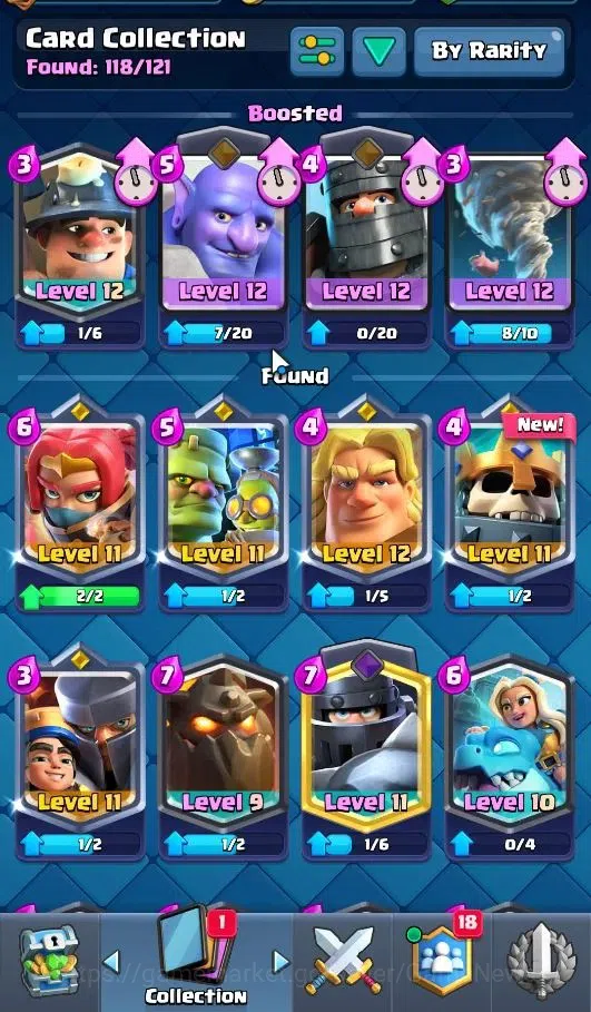 Clash Royale Accounts ASIA|Card 118/121|Trophy 6750|Highest 6781|Card 11 image 13