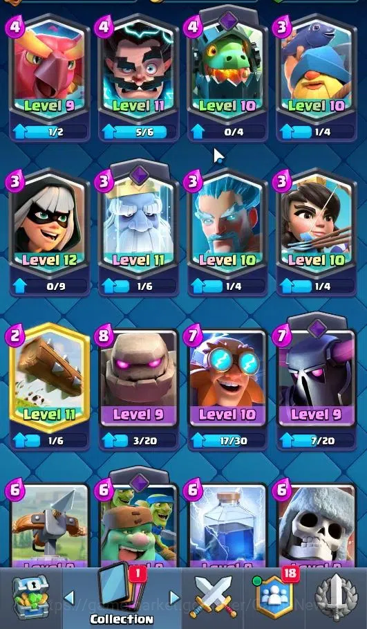 Clash Royale Accounts ASIA|Card 118/121|Trophy 6750|Highest 6781|Card 11 image 15