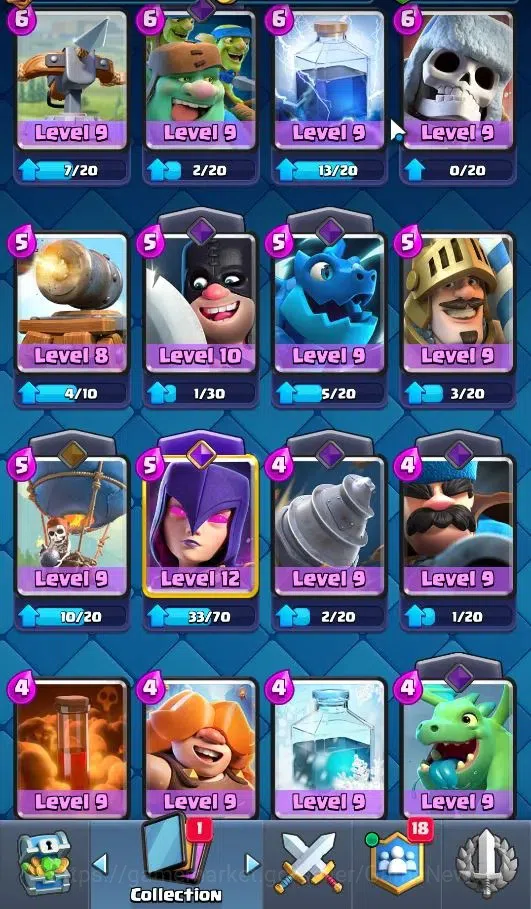 Clash Royale Accounts ASIA|Card 118/121|Trophy 6750|Highest 6781|Card 11 image 16