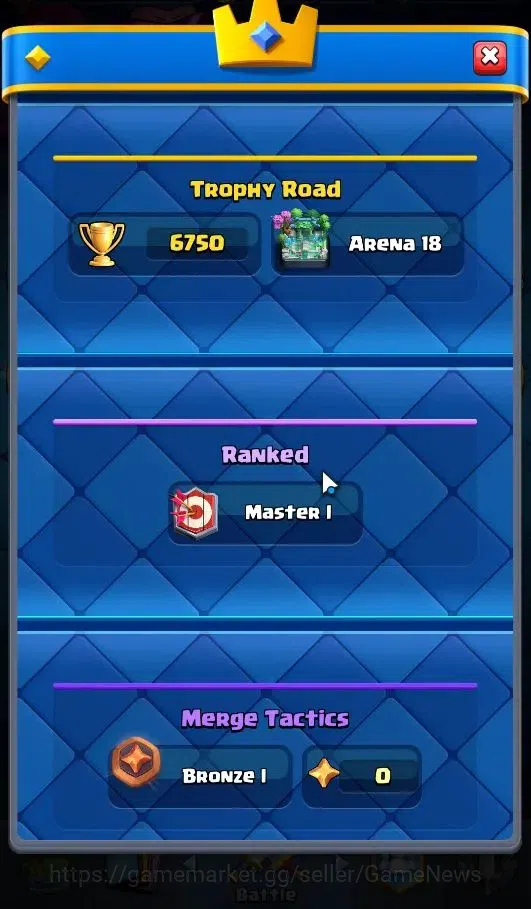 Clash Royale Accounts ASIA|Card 118/121|Trophy 6750|Highest 6781|Card 11 image 3