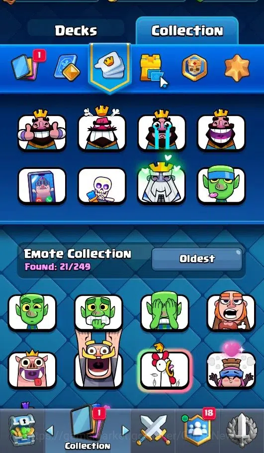 Clash Royale Accounts ASIA|Card 118/121|Trophy 6750|Highest 6781|Card 11 image 9