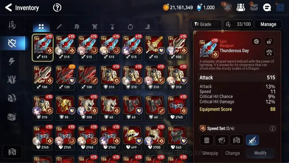 Epic Seven Accounts Global | 5 ML(LR Krau,TE Kayron,Chloe,Lua,EW Ludwi image 10
