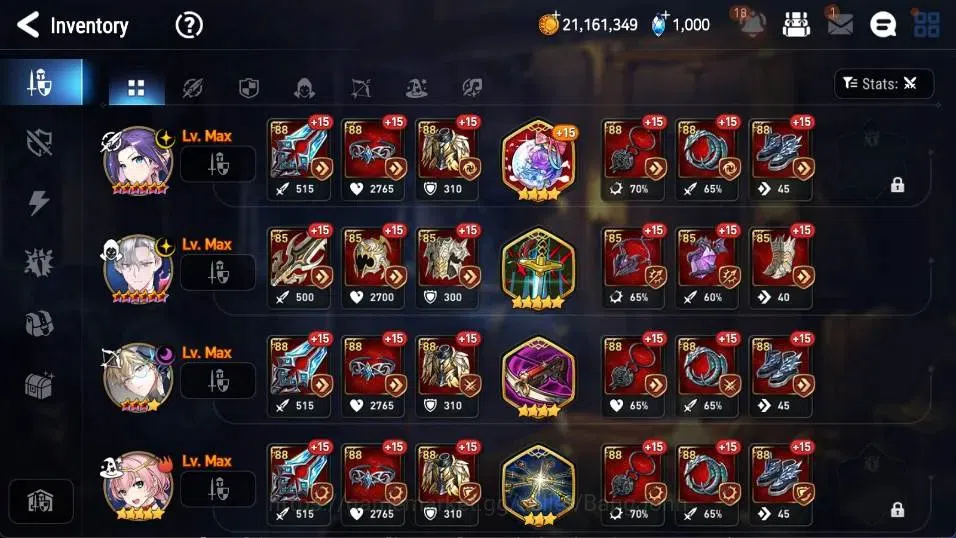 Epic Seven Accounts Global | 5 ML(LR Krau,TE Kayron,Chloe,Lua,EW Ludwi image 9