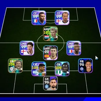 eFootball Accounts High-End Android|Power 3045|Epic Marcelo,Dennis Bergkamp|Show Time Cristian Romero,C Bassey,Lamine