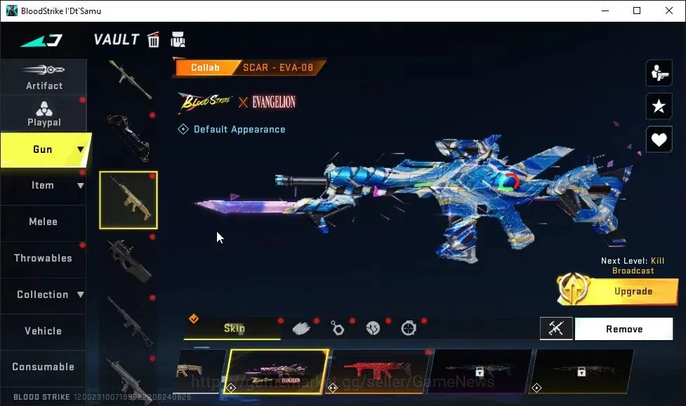 Blood Strike Accounts ASIA|EVO Collab BLEACH Zanpakuto-Zangetsu|12 ULTRA image 15