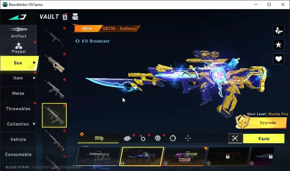Blood Strike Accounts ASIA|EVO Collab BLEACH Zanpakuto-Zangetsu|12 ULTRA image 17