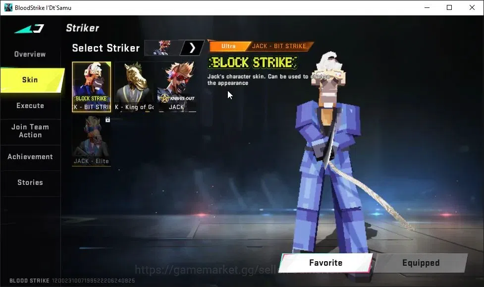 Blood Strike Accounts ASIA|EVO Collab BLEACH Zanpakuto-Zangetsu|12 ULTRA image 6