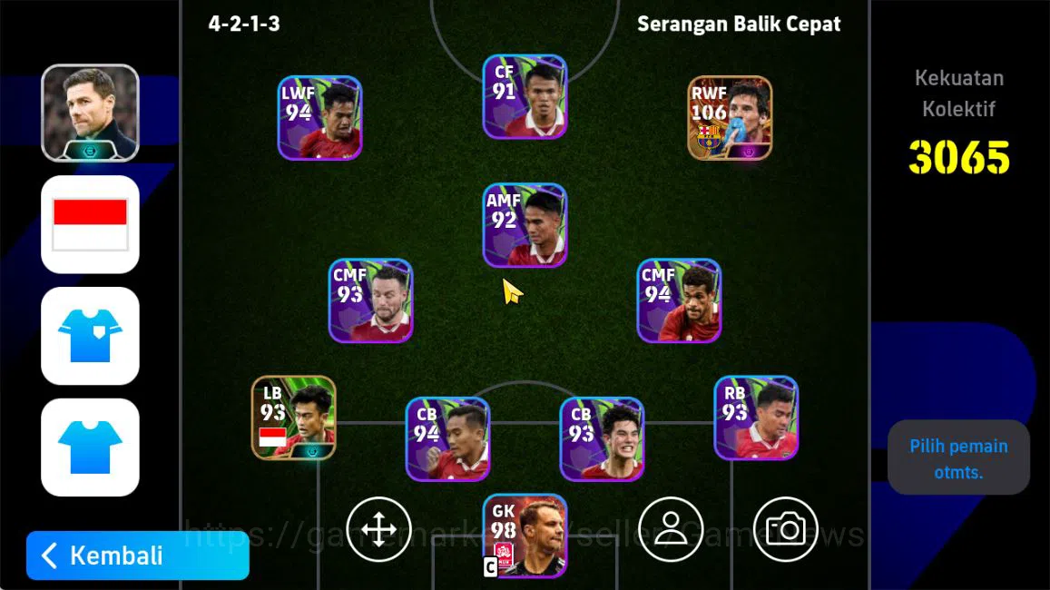 eFootball Accounts Mobile|BigTimeMessi|Show(Neymar,De Bruyne,Simons)| image 7