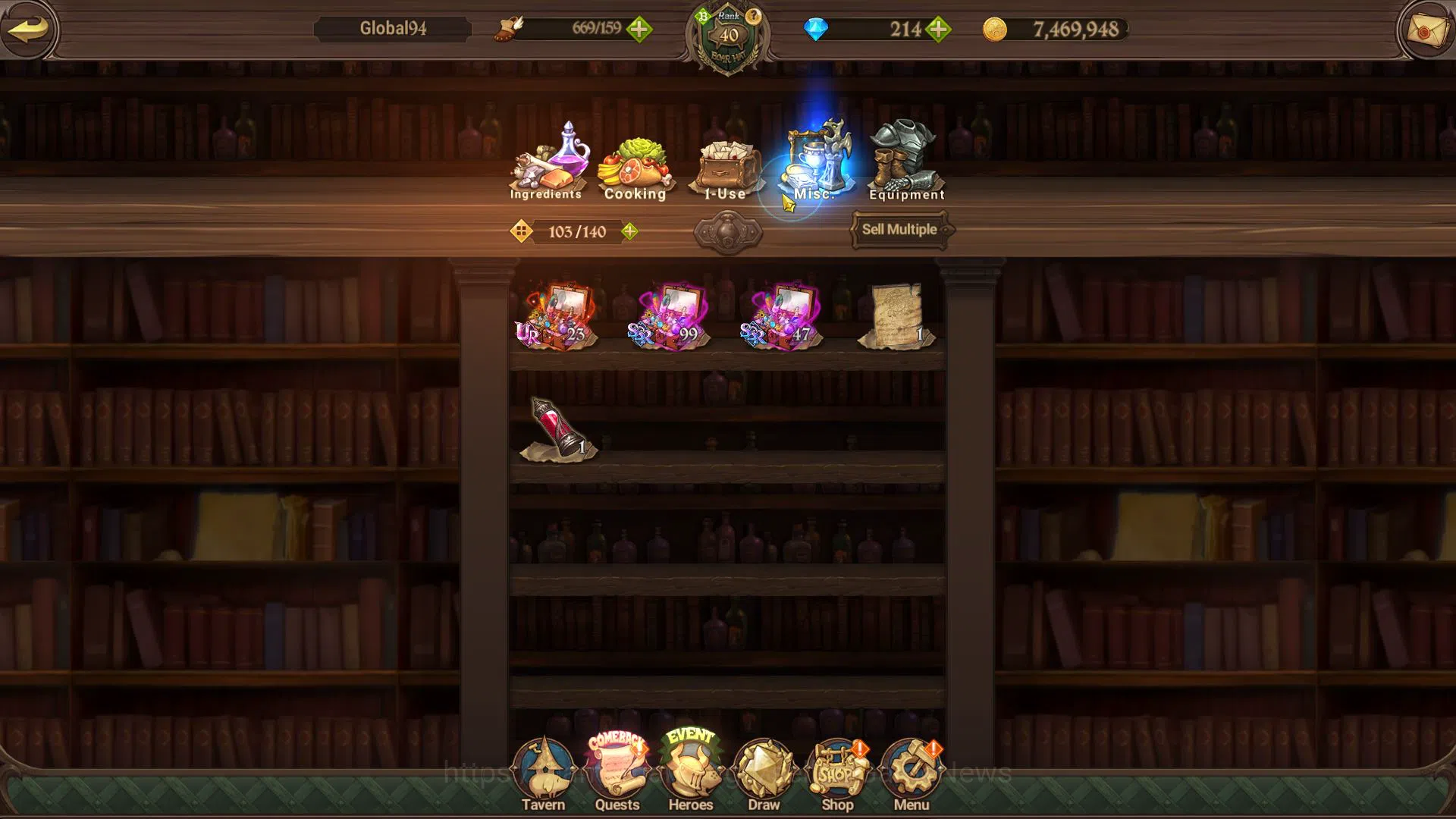 The Seven Deadly Sins: Grand Cross Accounts Starter Global|1,9M CC|Starter Ch9|214 Dm|5 14