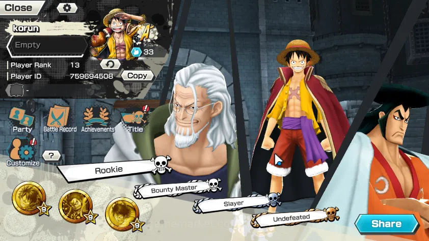 One Piece Bounty Rush Others GLOBAL | EX 1| become king pirate monkey d luffy,  image 1