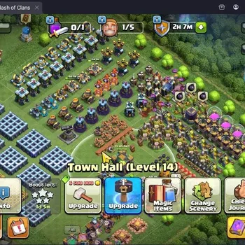 Clash of Clans Accounts High-End TH14-BH7|Lv.127-Valkyrie14|BK65,AQ72,MP25,GW46,RC23|BM10|2 Legendary + 5 Gold Skins|CN