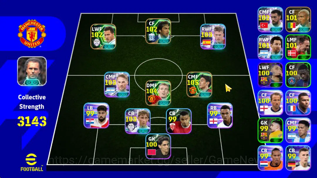 Mobile|MomentumDribbling(Shinji Kagawa),PhenomPass(D.Fletcher,D.Olmo),Visionary Pass(Mac Allister,Huijsen),Etc|TakeEmail(EF1550) eFootball Starter Mobile|MomentumDribbling(Shinji Kagawa),PhenomPass image 1