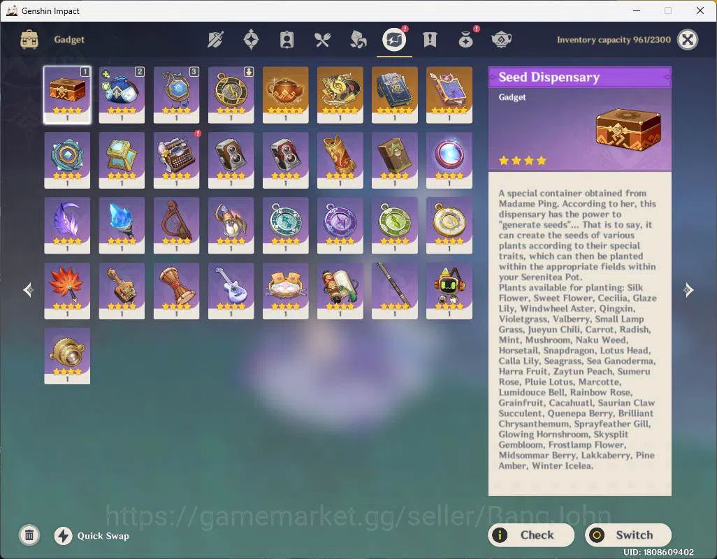 Genshin Impact Accounts ASIA|AR 57|Reuni ON|Primo 1.2K+Int wist 111|8 limi image 11