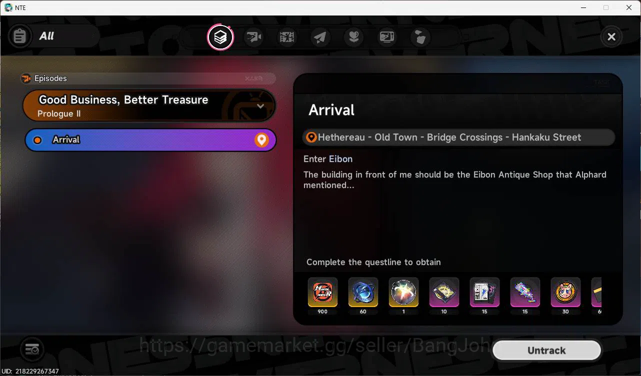 Neverness to Everness Accounts EU|starter LVL 3, Nanaly + S sakiri, 9 char, MC fe image 2