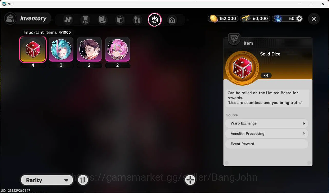 Neverness to Everness Accounts EU|starter LVL 3, Nanaly + S sakiri, 9 char, MC fe image 5