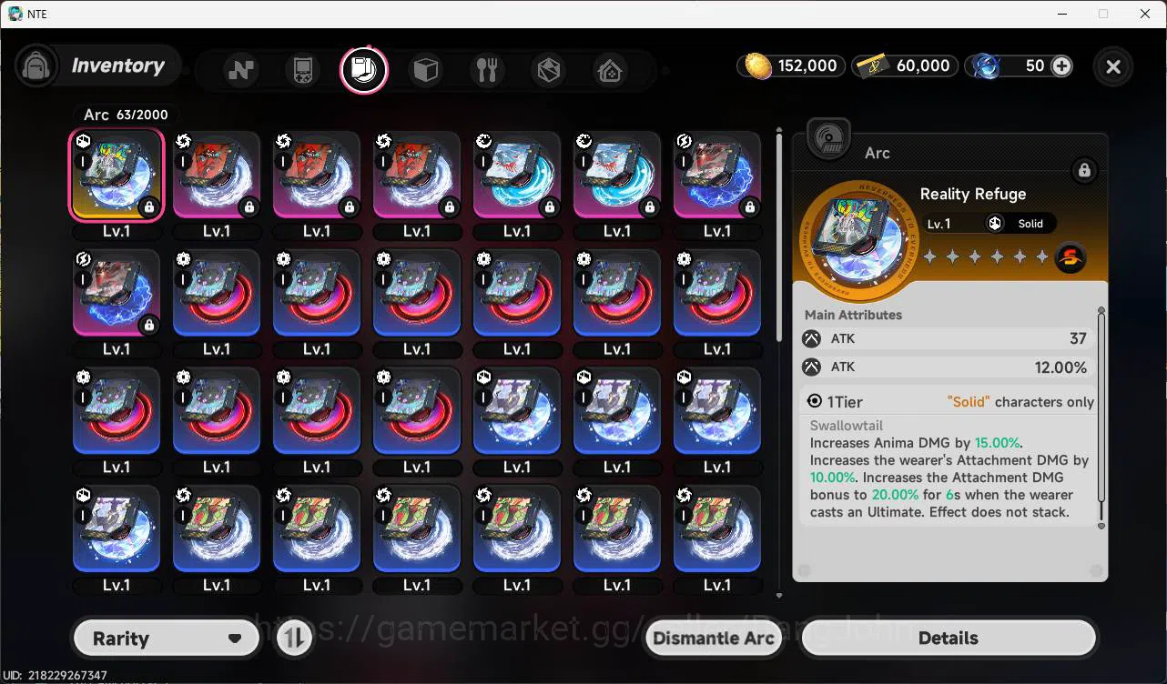 Neverness to Everness Accounts EU|starter LVL 3, Nanaly + S sakiri, 9 char, MC fe image 7