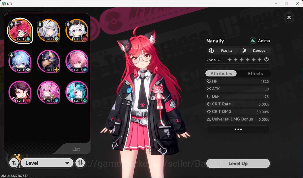 Neverness to Everness Accounts EU|starter LVL 3, Nanaly + S sakiri, 9 char, MC fe image 9