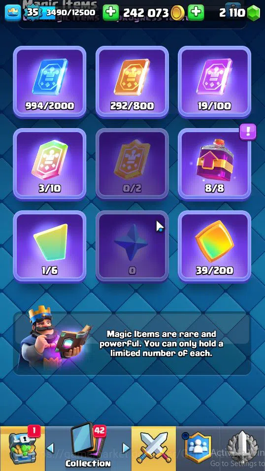 Clash Royale Accounts Lv 35|Trophy 7637|KTL 12|Limited Skin|Card 121|2 H image 18