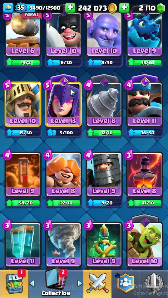 Clash Royale Accounts Lv 35|Trophy 7637|KTL 12|Limited Skin|Card 121|2 H image 7