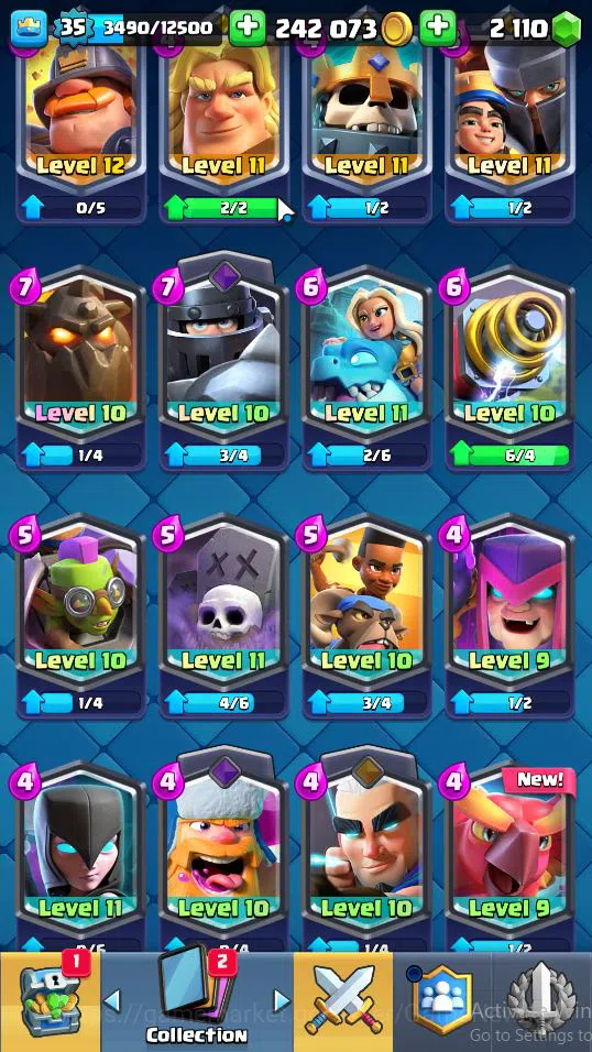 Clash Royale Accounts Lv 35|Trophy 7637|KTL 12|Limited Skin|Card 121|2 H image 9