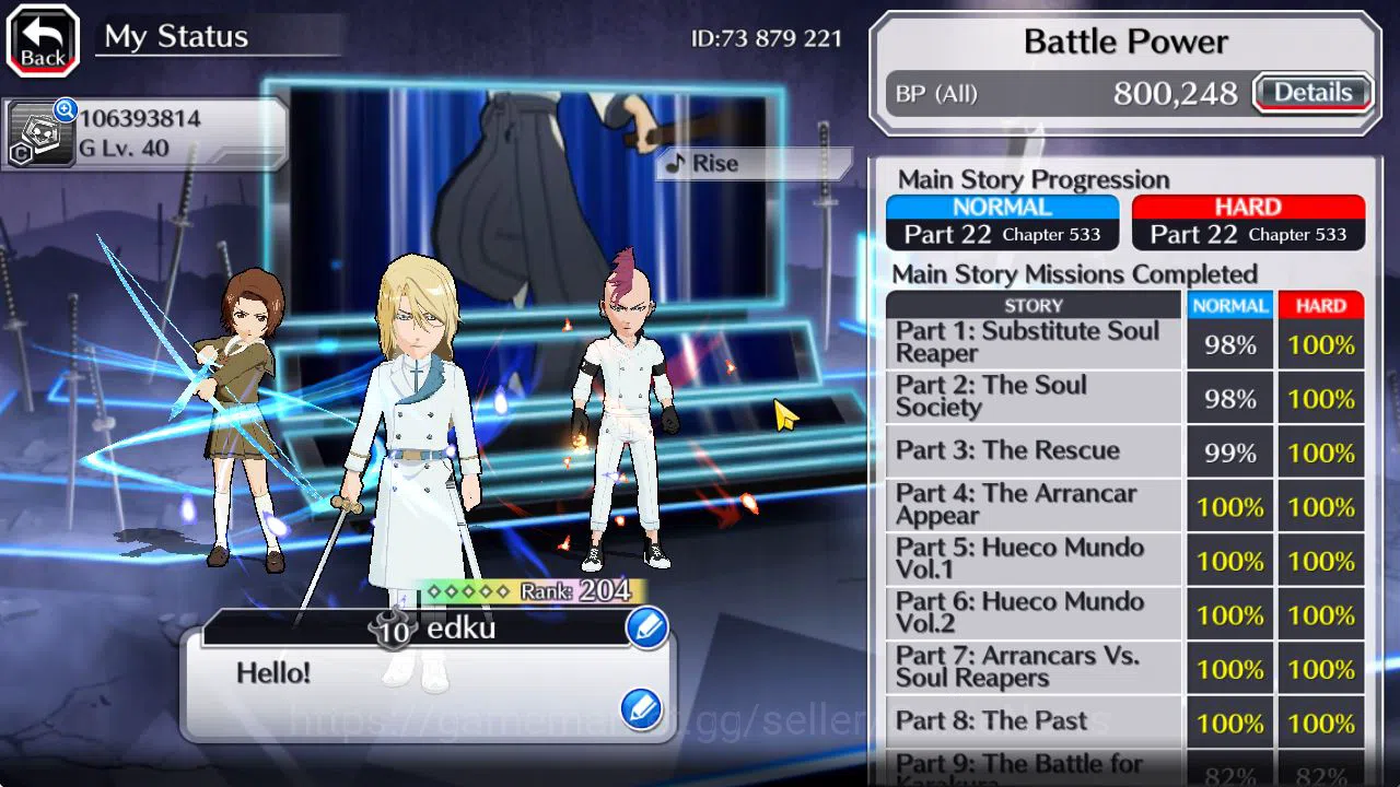 Bleach: Brave Souls Accounts [GLOBAL]50K Orb|TYBW26(BazzB,Jugram),Rukia,Ichigo  image 4