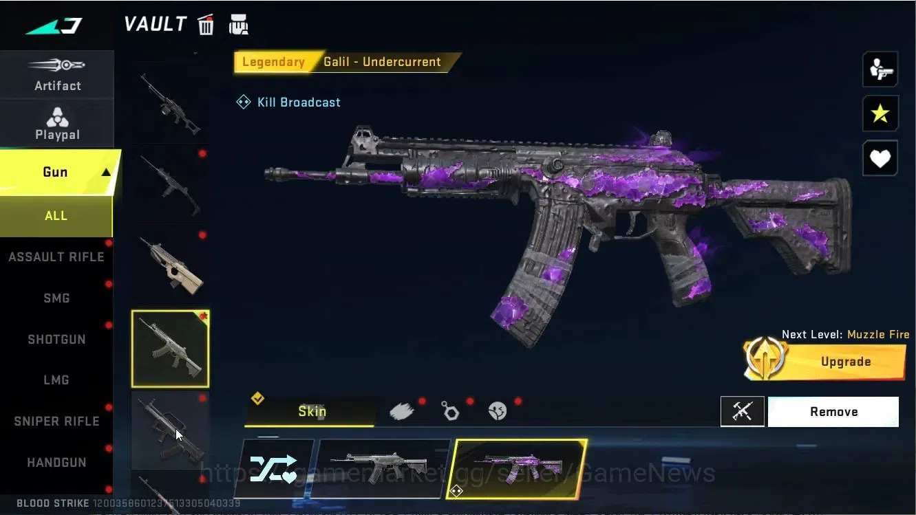 Blood Strike Accounts ASIA|Collab AOT-KAG6|2 Legendary Uzi,AK47|2 Rare ( image 5