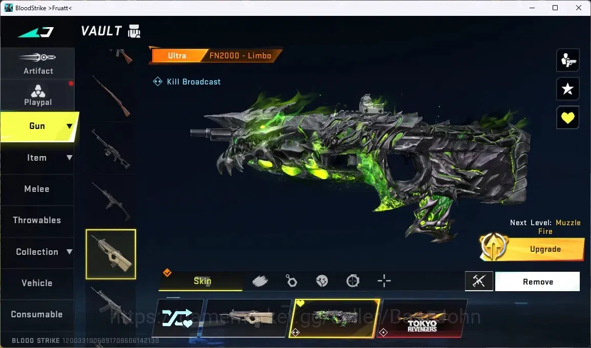 Blood Strike Accounts ASIA | 1 TR MCX - The Worst Future | Talon Knife | image 4