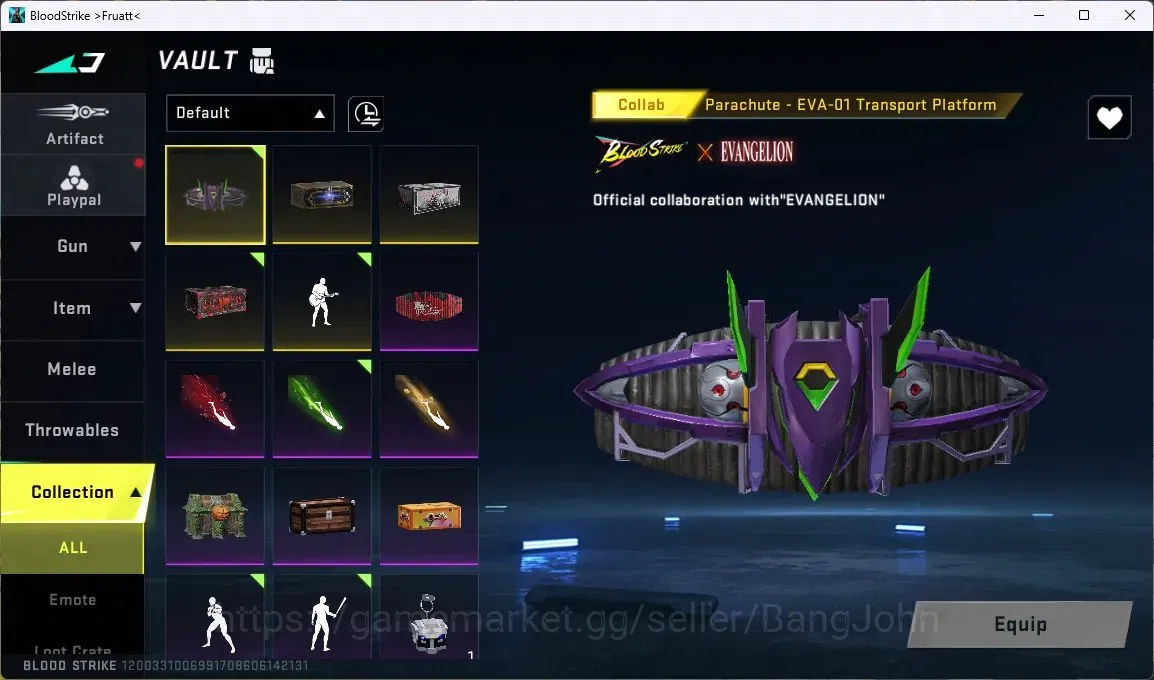 Blood Strike Accounts ASIA | 1 TR MCX - The Worst Future | Talon Knife | image 7