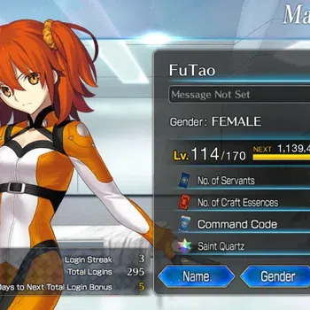 Fate-Grand Order Accounts NA Lvl 114|8 limited SSR | Koyan Light, Ciel, Musashi(berzeker), BB dubai|CE Black Grail|Bday