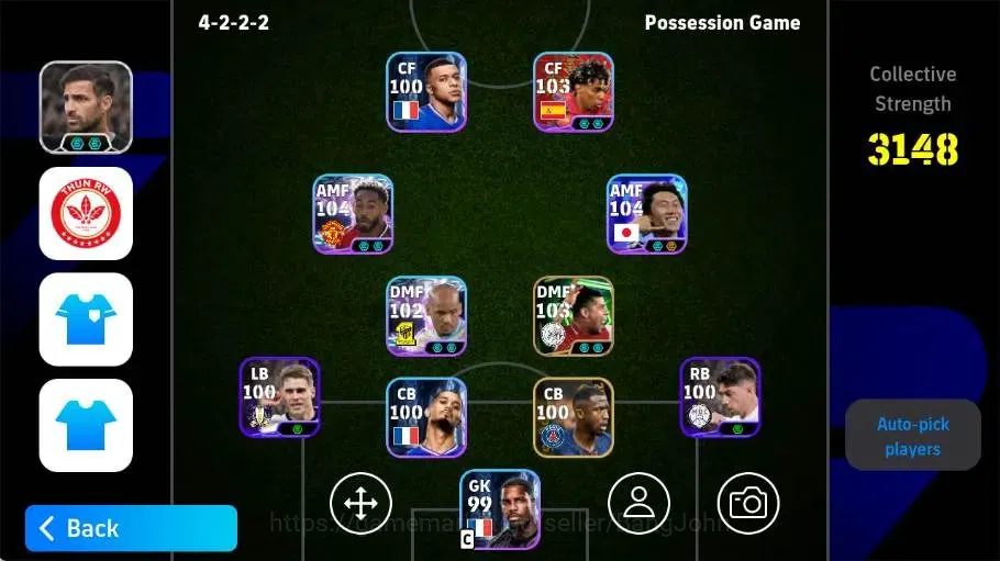 eFootball Accounts Legends & Iconic Players Mobile |PW 3148|Epic Gerrard,Rijkaard,Shevchenko,Hazard|SHW 1