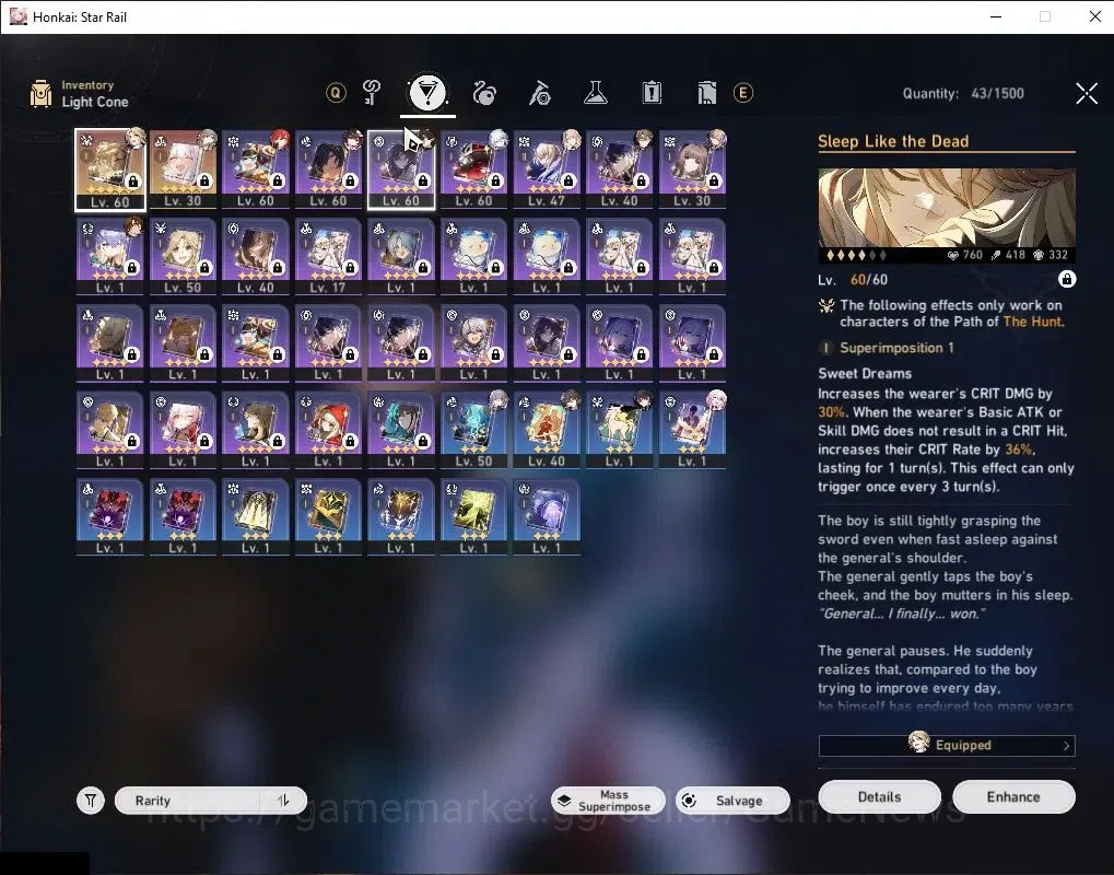 Honkai Star Rail Accounts Asia|TL 43|6 Limited|Yao Guang,Sparkle,Huohuo,Silv image 5