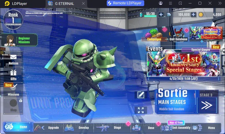 Global Rank 1 | FreshStory | 106+K Diamond, Selector Banner On, 8Gundam SSR+ 1Supp SSR | Gacha Acc, LogBandai Check SS RA228B SD Gundam G Generation ETERNAL Accounts Global Rank 1 | FreshStory | 106+K Diamond, Selector Banner On, 8Gundam SSR+ 1Supp