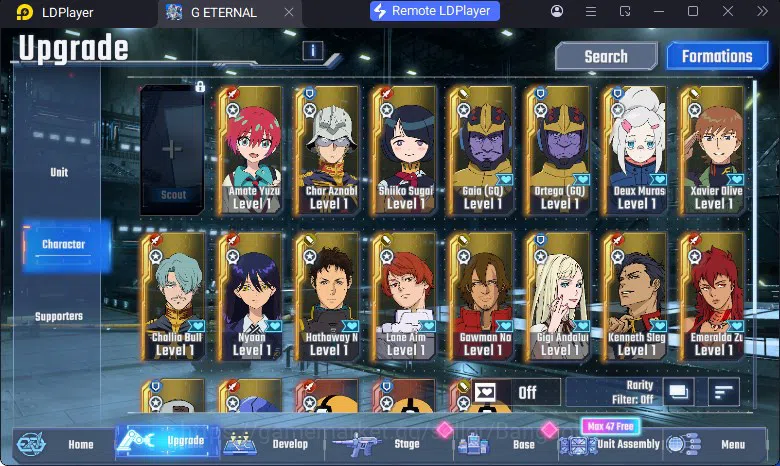 SD Gundam G Generation ETERNAL Accounts Global Rank 1 | FreshStory | 106+K Diamond, Selector Banner On, 8Gundam SSR+ 1Supp 2