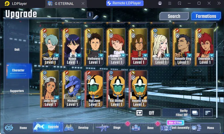 SD Gundam G Generation ETERNAL Accounts Global Rank 1 | FreshStory | 106+K Diamond, Selector Banner On, 8Gundam SSR+ 1Supp 6