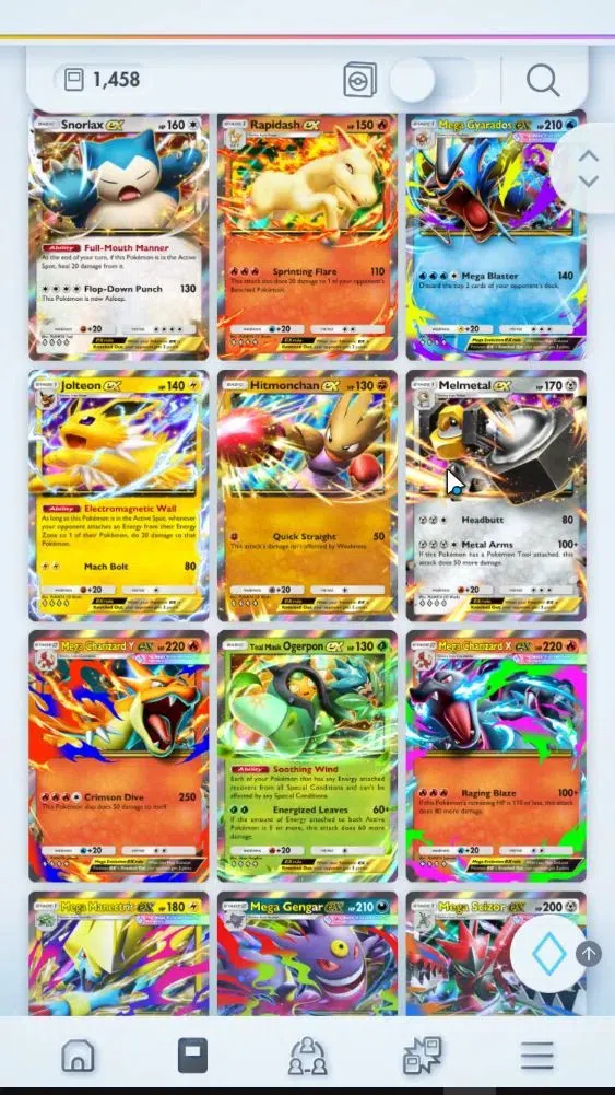Pokémon TCG Pocket Accounts High-Level EN Lvl 32|1,4K Card|56 EX|42 Full Art|16 Shiny|124 Hourglass,101K Dust|Meta Deck 8