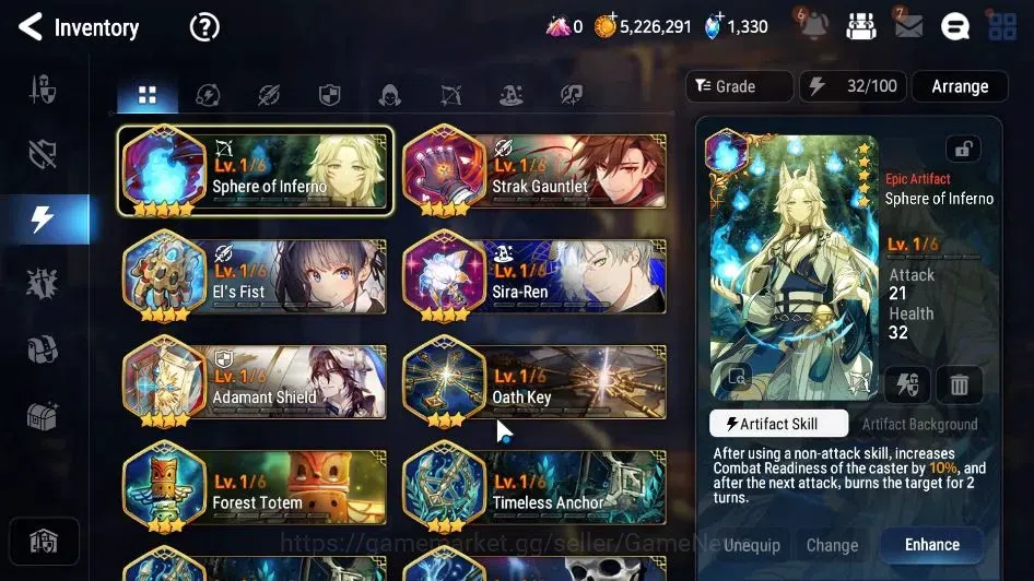 Epic Seven Accounts GLOBAL Unverif|New Era|2 ML(Rhiana & Luciel,Dragon image 15