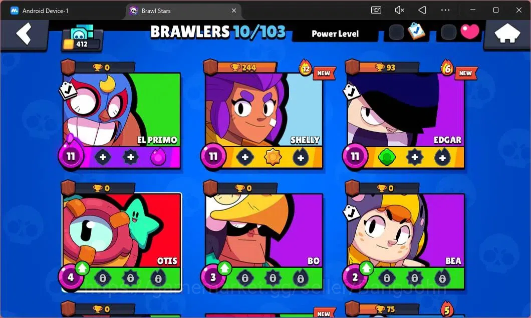 Brawl Stars Accounts Global | 412 Thropy|10 Brawler|1 Max Hypercharge(E image 5