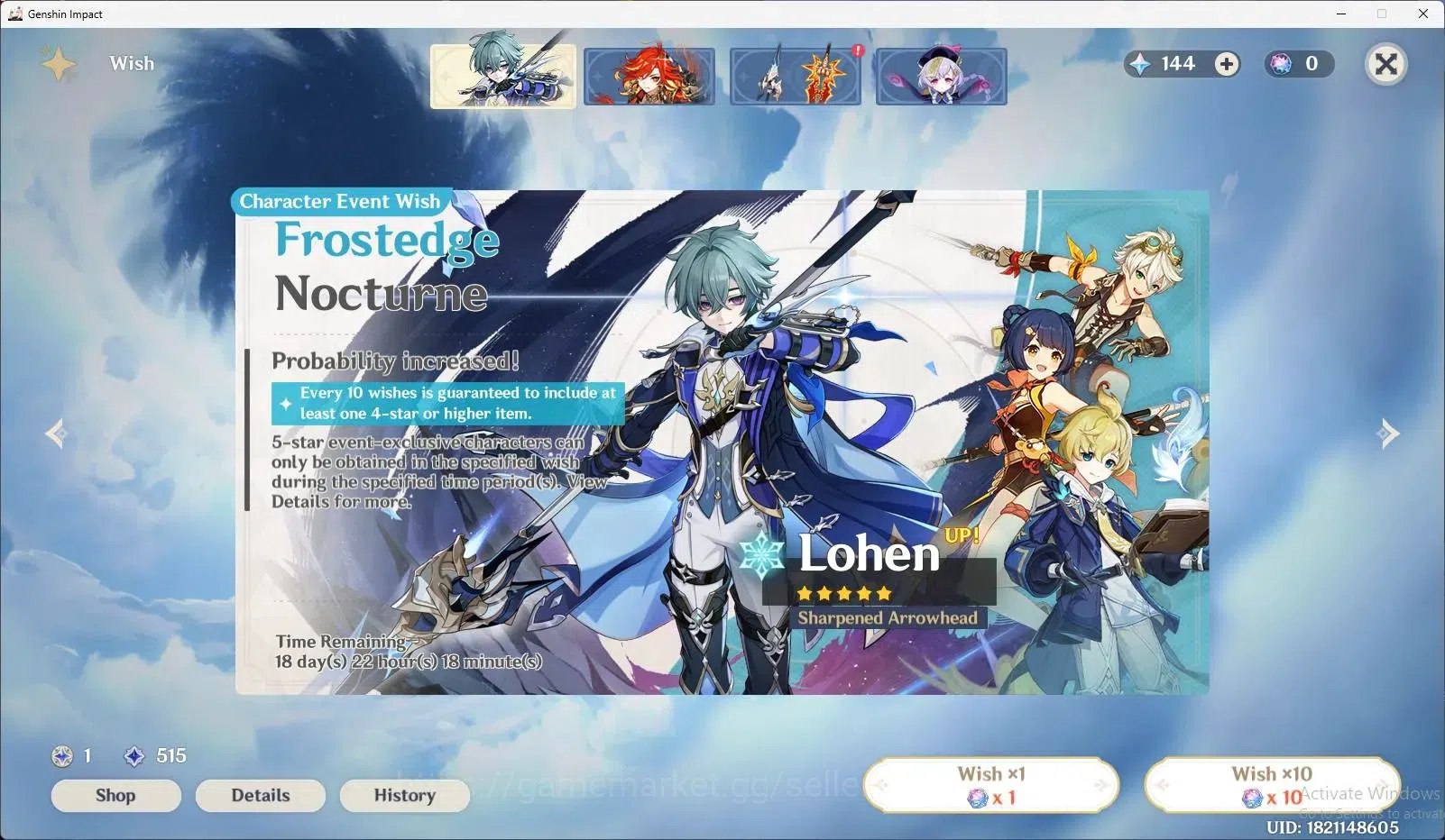 Genshin Impact Accounts ASIA | AR 57 | 7 Limit [Varesa,Flins]+Sign , Colum image 12