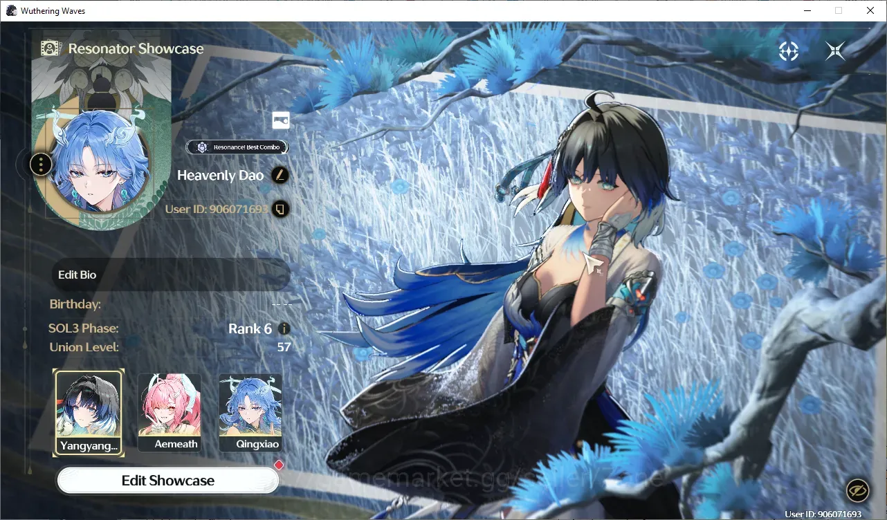 Wuthering Waves Accounts Starter SEA|UL57|Sol3 R6|7 Limit(YY:Xuanling,Aemeth,Ciaconna)+Sign, QingXiao,Denia,SuiSui|Low 1